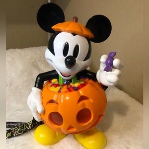Disney Parks Halloween Pumpkin Mickey Mouse Popcorn Bucket Jack-O’-Lantern